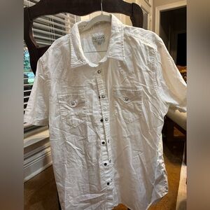 Tecovas White Short-Sleeve Western Snap-Front Shirt